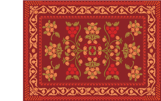 A Damask design re-created with SymmetryWorks