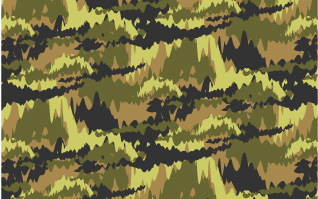 A sample camouflage (camo) pattern created with SymmetryWorks