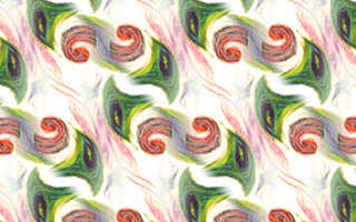 An example of an abstract pattern created in SymmetryMill