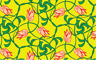 A wallpaper pattern with symmetry group p3