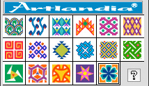 A part of the Artlandia panel for creating surface
          patterns