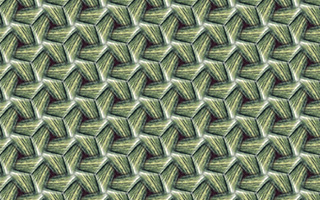 An example of a balanced allover design created in SymmetryMill