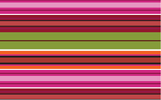 An example of a Bayadere stripes pattern