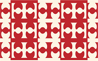An example of a counterchange pattern design