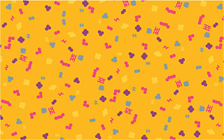 An example of a ditzy pattern design