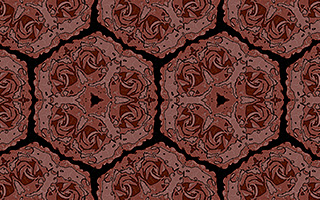 A faux batik pattern created in SymmetryMill