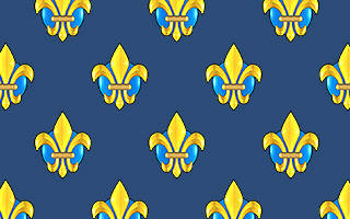 An example of a fleur-de-lis pattern created in SymmetryMill