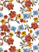 An example of a floral pattern design