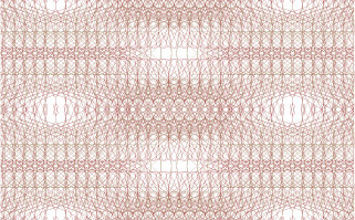 An example of a guilloche pattern design
