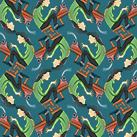 An example of a high-coverage pattern design created in SymmetryMill