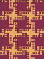 An example of a dog's tooth pattern design