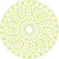 An example of a medallion design