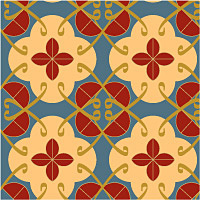 An example of a quatrefoil design