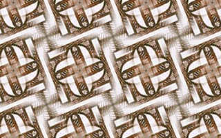 An example of a quatrefoil pattern design created in SymmetryMill