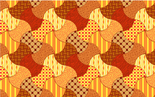 An example of a patchwork design