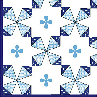 An example of a quilting design