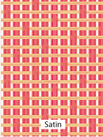 An example of a satin weave design