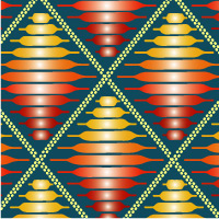 An example of an ombre linoleum design
