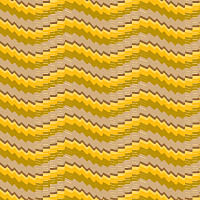 An example of a serpentine stripe design