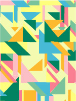 An example of a geometric pattern design