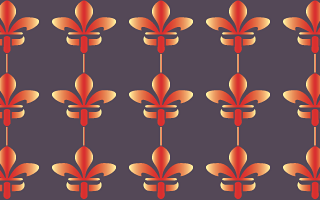 A wallpaper pattern with symmetry group pm