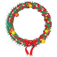 An example of a wreath design