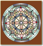 Stained glass pattern